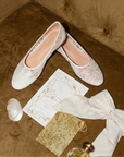 Lace Mesh Ballerina Flats