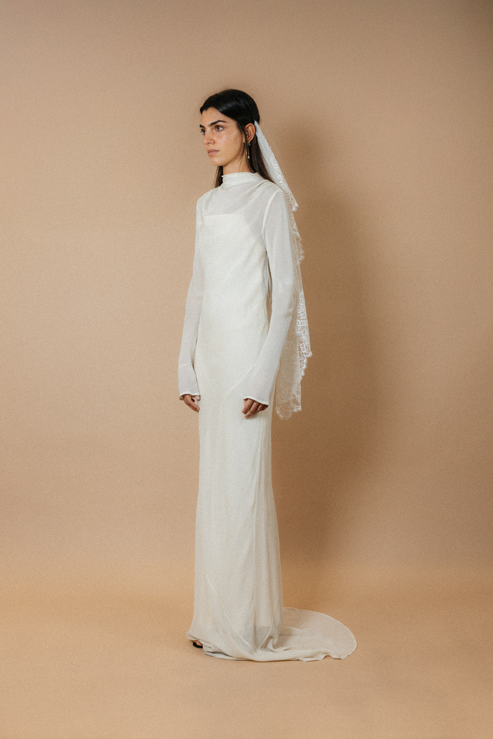 silk slip wedding dress handmade los angeles bridal shop