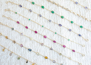 Lunar Glow Solid Gold 14k Bracelet