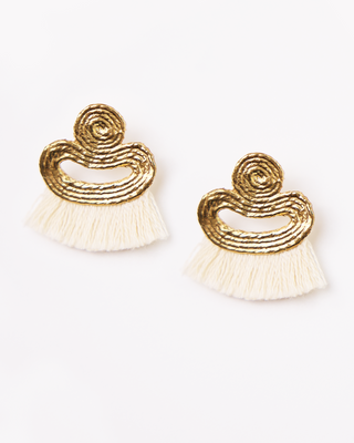 Sonia Tassel Earrings - 14K Gold Plate