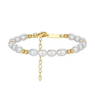 Balance Bar Pearl Bracelet