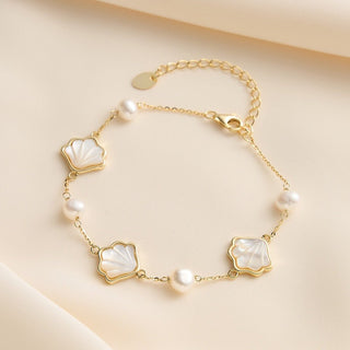 Mother-of-Pearl Shell Bracelet