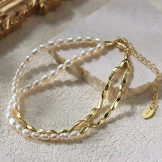 Double Strand Pearl Bracelet