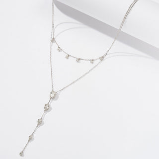 Drop Link Layer Y Necklace