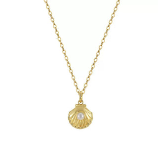Ocean Shell Pearl Necklace