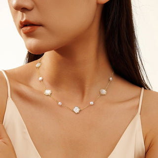 Mother-of-Pearl Shell Necklace