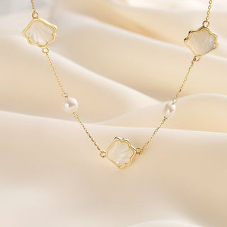 Mother-of-Pearl Shell Necklace