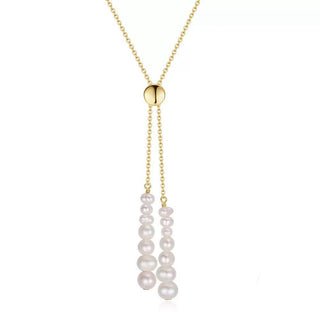 Pearl Tassel Y Necklace