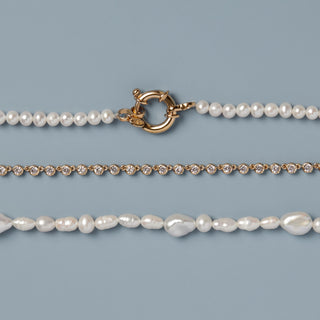 Pearl Aura Beaded Necklace