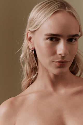 Sunny Twisted Hoops