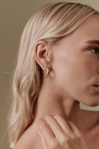 Sunny Twisted Hoops
