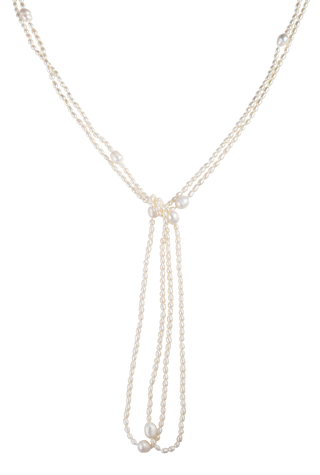 90" Freshwater Tiffany-inspired Rope necklace