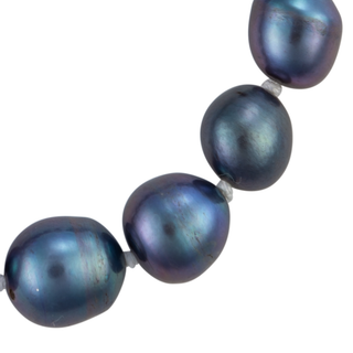 Baroque Pearl Bracelet with Crystal Clasp
