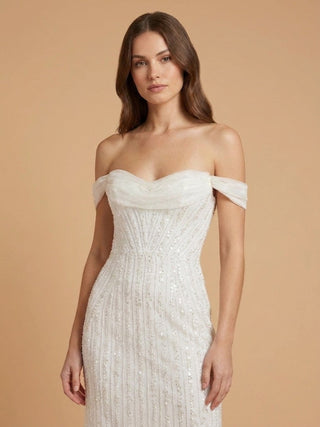Off Shoulder Corset Bridal Gown | 51238