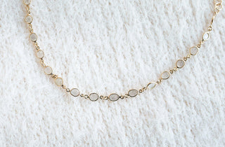 Lunar Glow Solid Gold 14k Bracelet