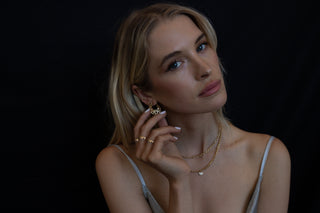 Queen of Hearts Filigree Hoops