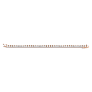 Lab Grown White Sapphire Tennis Bracelet