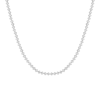 Petite Lab Grown Diamond Tennis Necklace