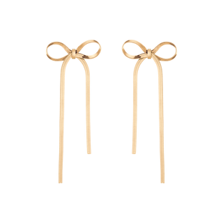Herringbone Bow Earrings