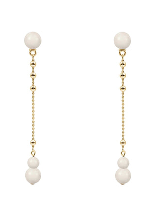 Ariel Taub Nanette Pearl Drop Earrings at Mae Bridal, pearl drop earrings, bridal earrings, wedding earrings