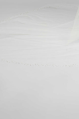 Princessa Crystal Cathedral Veil by Ariel Taub at Mae Bridal, crystal veil, cathedral wedding veil