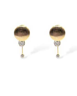 Ariel Taub Stacey CZ Crystal Drop Earrings at Mae Bridal, crystal drop earrings, bridal earrings, wedding earrings