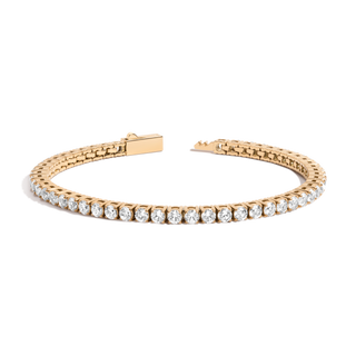 Unbreakable Lab Grown White Sapphire Tennis Bracelet
