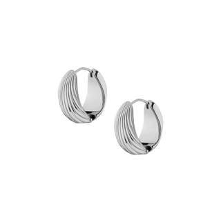 Shell Hinged Hoop Earrings