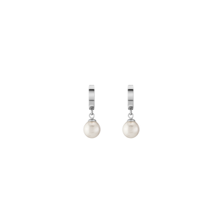 Unbreakable Pearl Huggie Earrings