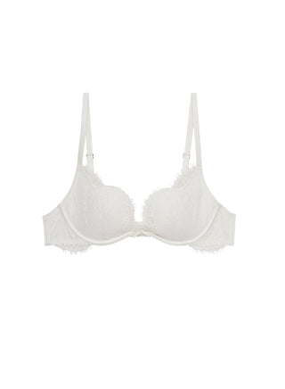 Fleur du Mal Frankie Lace Seduce U Plunge Bra flat lay at Mae Bridal, bridal strapless bra alternative, racerback bra option, bridal lingerie