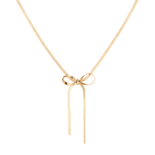 Herringbone Bow Choker