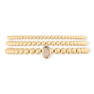 Blessed Mary Juno Bracelet Triple Stack