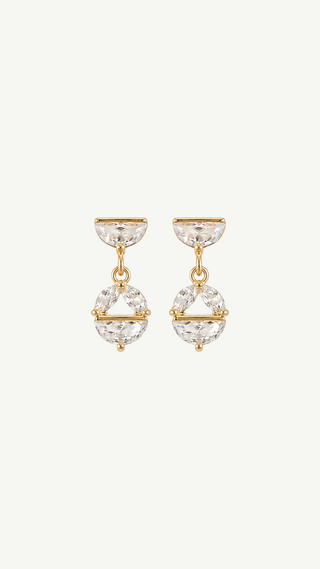 Micro Glass Drop Earrings