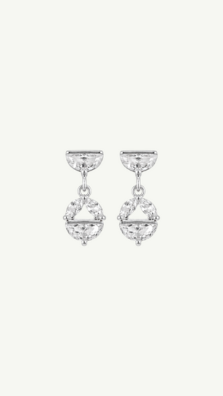 Micro Glass Drop Earrings
