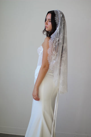 Full Lace Mantilla Veil