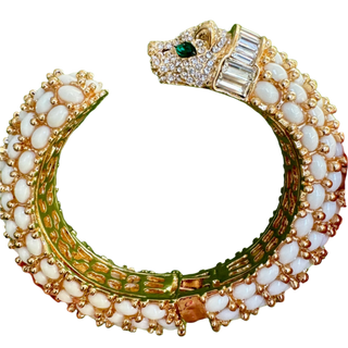 White Panther Bracelet