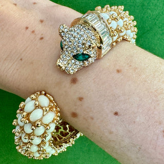 White Panther Bracelet