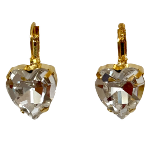 Nora Crystal Heart Earrings
