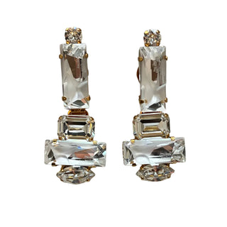 Jean Paul Gaultier x Swarovski Clear Crystal Earrings