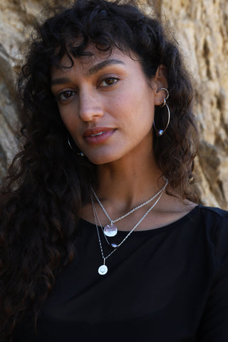 Mother of Pearl Crater Necklace