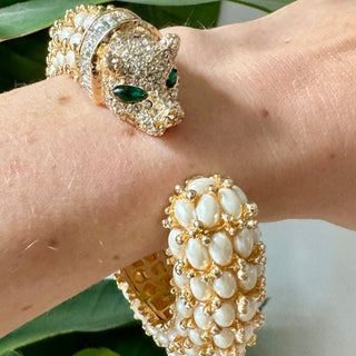 Pearl Panther Bracelet