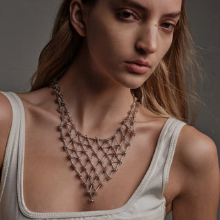 Sapphire Chainmail Bib