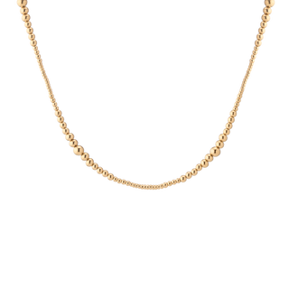 Graduated Ball Chain Necklace