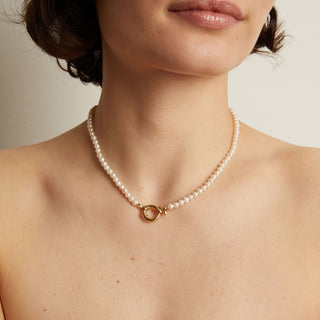 Pearl Aura Beaded Necklace