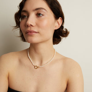 Pearl Aura Beaded Necklace