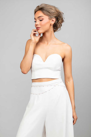Pearlette Pearl Chain Belt