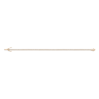 Petite Lab Grown White Sapphire Tennis Bracelet