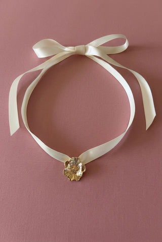 Poppy Ribbon Choker