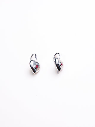 Billie Heart Gem Earrings