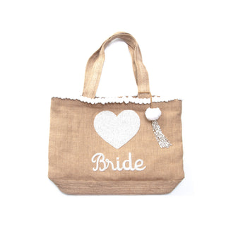 Tote with White Monogram
